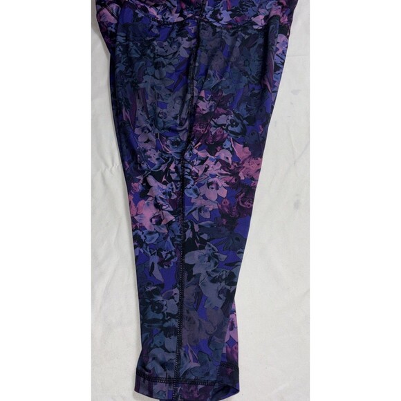 Danskin Now Pants Colorful Yoga Leggings Quick Dry Capri Floral Athletic Gym G - Picture 10 of 11
